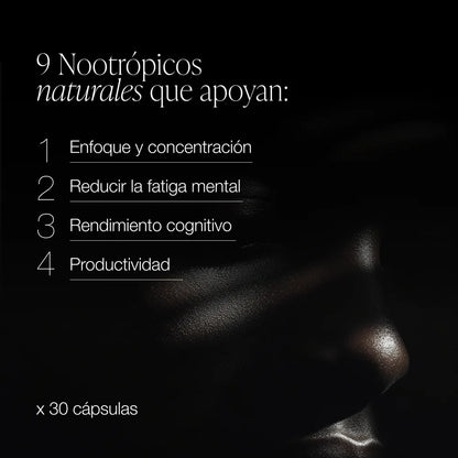 ZZEN Focus  Nootrópico Natural - 30 Comprimidos.
