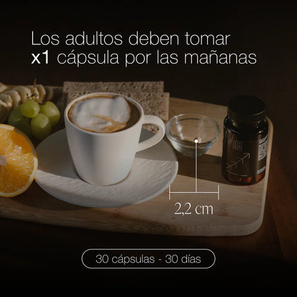 ZZEN Focus  Nootrópico Natural - 30 Comprimidos.